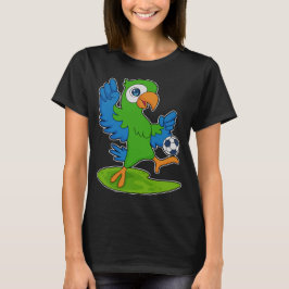 Camiseta Jogador de futebol de papagaio