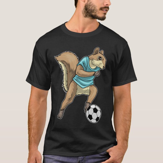 Camiseta Jogador de futebol do Esquilo (Frente)