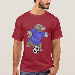 Camiseta Jogador de futebol do Mole Soccer
