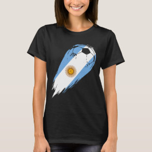 Camiseta Jogador de Futebol do Orgulho Argentino