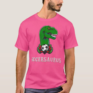 Camiseta Jogador de futebol do Soccersaurus Meninos T-Rex D