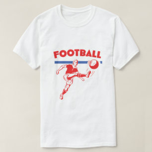 Camiseta Jogador de futebol dos anos 50