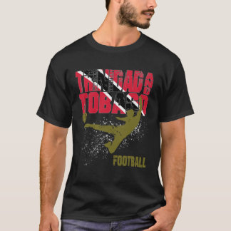 Camiseta Jogador De Futebol E Futebol De Ouro De Trinidad E