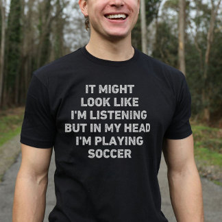 Camiseta Jogador De Futebol Engraçado