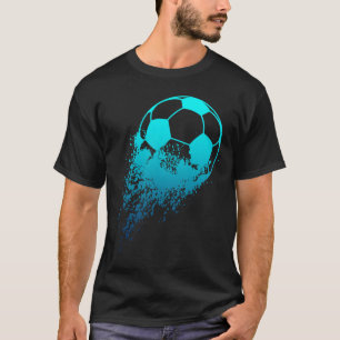 Camiseta Jogador de Futebol Esporte Vintage Homens Meninos