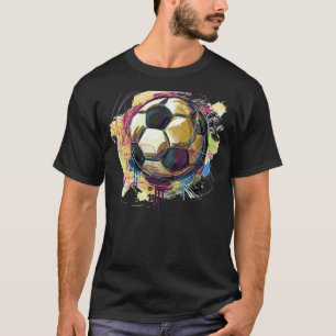Camiseta jogador de futebol feminino homem Tshir garoto