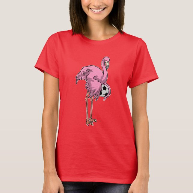 Camiseta Jogador de futebol Flamingo (Frente)