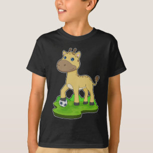 Camiseta Jogador de futebol Giraffe