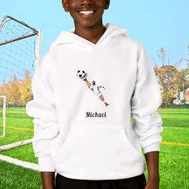 Camiseta Jogador de futebol Goalie Goalkeeper Nome de Crian