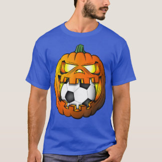 Camiseta Jogador de futebol Halloween Pumpkin Skeleton Cami