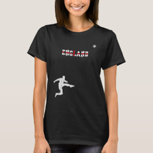 Camiseta Jogador De Futebol Inglês Da Bola De Futebol Ingla