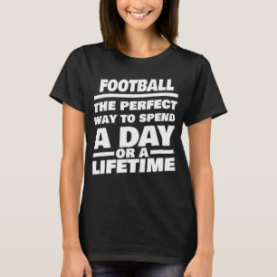 Camiseta Jogador de futebol jogador de futebol na vida inte