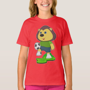 Camiseta Jogador de futebol Lion Soccer