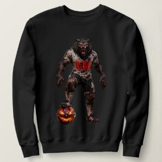 Camiseta Jogador de Futebol Lobisomem Arte de Terror de Hal