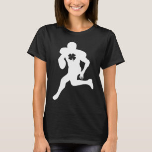 Camiseta Jogador de futebol Lucky Shamrock C Dia de São Pat