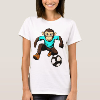 Camiseta Jogador de Futebol Macaco