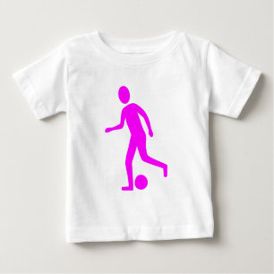 Camiseta Jogador de futebol - magenta