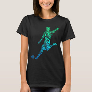 Camiseta Jogador de Futebol Meninos Crianças Jovens Homens