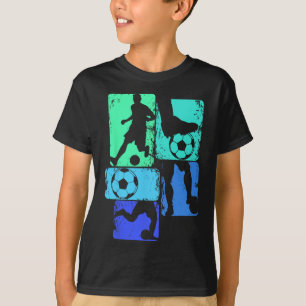 Camiseta Jogador de Futebol Meninos Crianças Jovens Homens