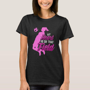 Camiseta Jogador De Futebol O Meu Coração Está Nesse Campo