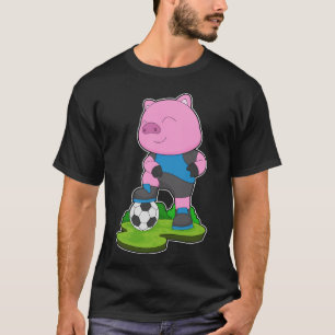 Camiseta Jogador de futebol porquino