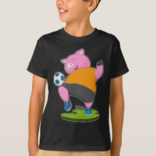 Camiseta Jogador de futebol porquino