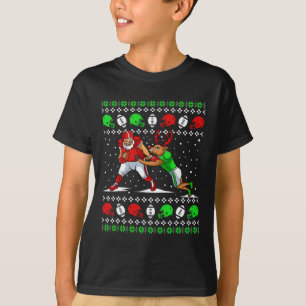 Camiseta Jogador de Futebol Rena Pijama Feio de Natal Diver