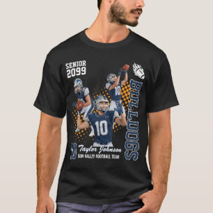 Camiseta Jogador de Futebol Sênior Colagem de Fotos Persona