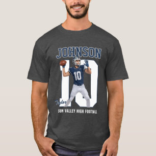 Camiseta Jogador de Futebol Sênior Número Foto Personalizad