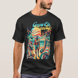 Camiseta Jogador de futebol tropical - Vibes de Surf e Espo
