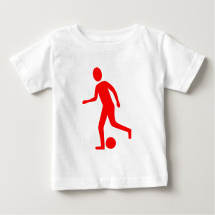 Camiseta Jogador de futebol - Vermelho