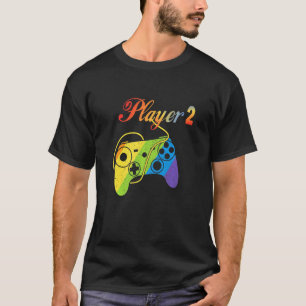 Camiseta Jogador de games com amor Lgbtq orgulho lésbica Ca