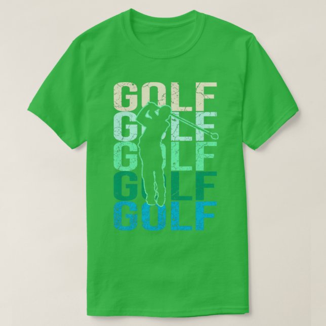 Camiseta Jogador de Golfe (Frente do Design)