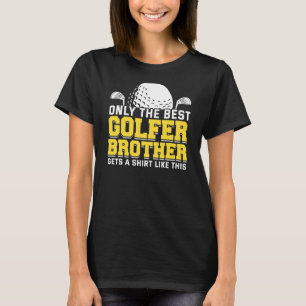Camiseta Jogador de Golfe Coach Golfer Brother