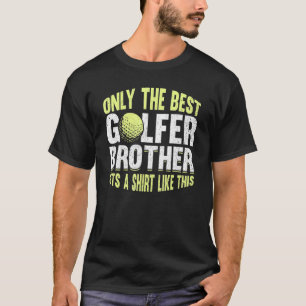 Camiseta Jogador de Golfe Coach Golfer Brother 1