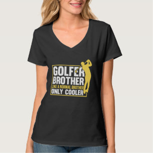 Camiseta Jogador de Golfe Coach Golfer Brother 1