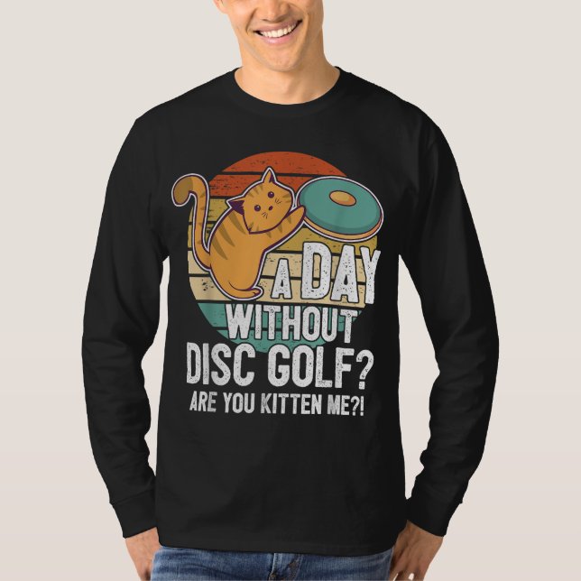 Camiseta Jogador De Golfe De Disco Engraçado Dizendo Que Eu (Frente)