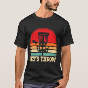 Camiseta Jogador de Golfe de Disco Engraçado Permite Jogar