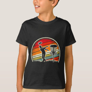 Camiseta Jogador de Golfe de Disco Esportivo Frisbee Vintag