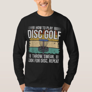 Camiseta Jogador De Golfe De Disco I Como Jogar Golf De Dis