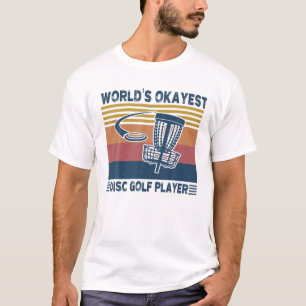 Camiseta Jogador de golfe de Disco mais divertido, Frisbee