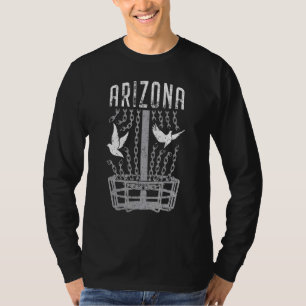 Camiseta Jogador de golfe do disco arizona quebrando cadeir