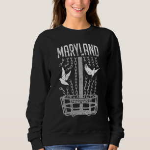 Camiseta Jogador de Golfe do Disco de Maryland Quebrando Ca