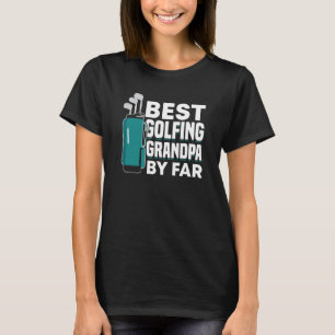 Camiseta Jogador de Golfe do Golfe Treinador Avô Golfer Pai