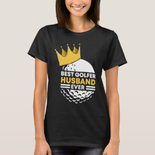 Camiseta Jogador de Golfe do Golfe Treinador Golfer Marido