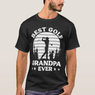Camiseta Jogador de Golfe do Melhor Vovô de Golfe