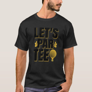 Camiseta Jogador de Golfe do Par vamos Golfe Curso Golfe Go