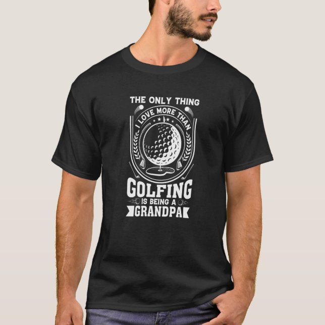 Camiseta Jogador De Golfe Do Vovô Golfista (Frente)