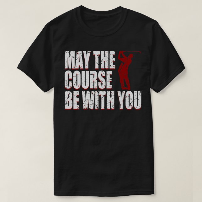 Camiseta Jogador de Golfe Engraçado1 (Frente do Design)