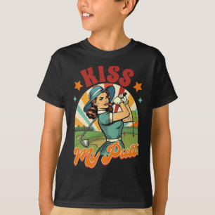 Camiseta Jogador de Golfe Golfista Clube de Golfe Par Tempo